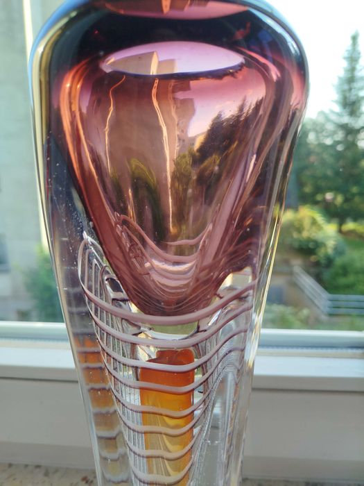 Adam Jabloński, wazon ozdobny w idealnym stanie 31 cm