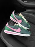 !SALE! Жіночі кросівки Nike Cortez Green Pink 36 37 38 39 40 41 кортез