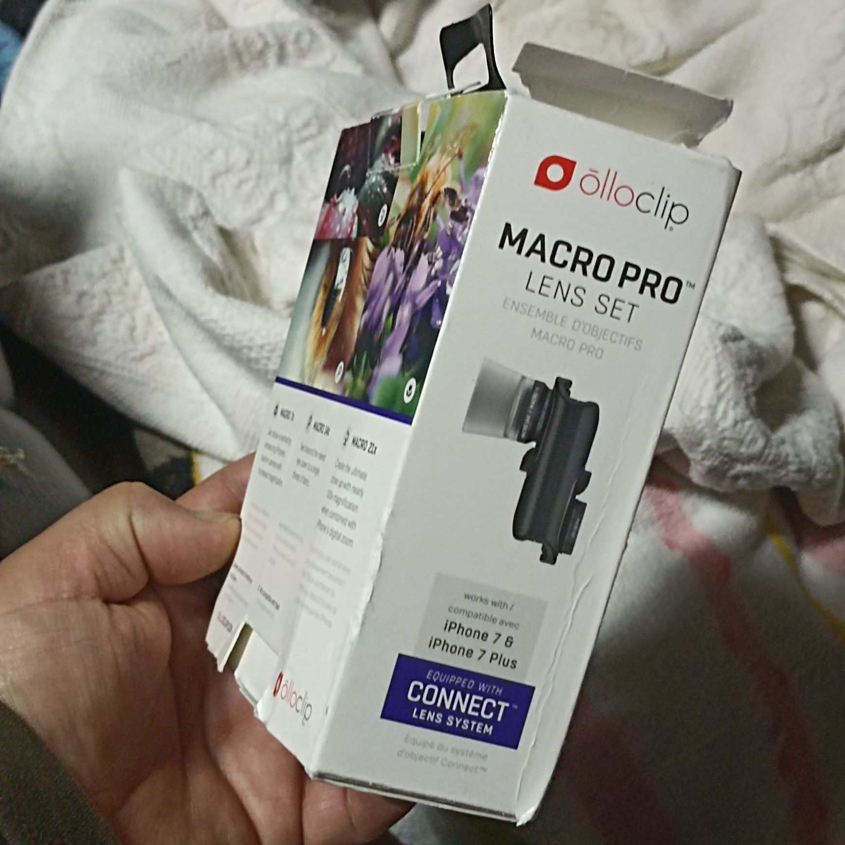Macro Pro Lens Set iPhone 7 e iPhone 7 Plus novo em caixa