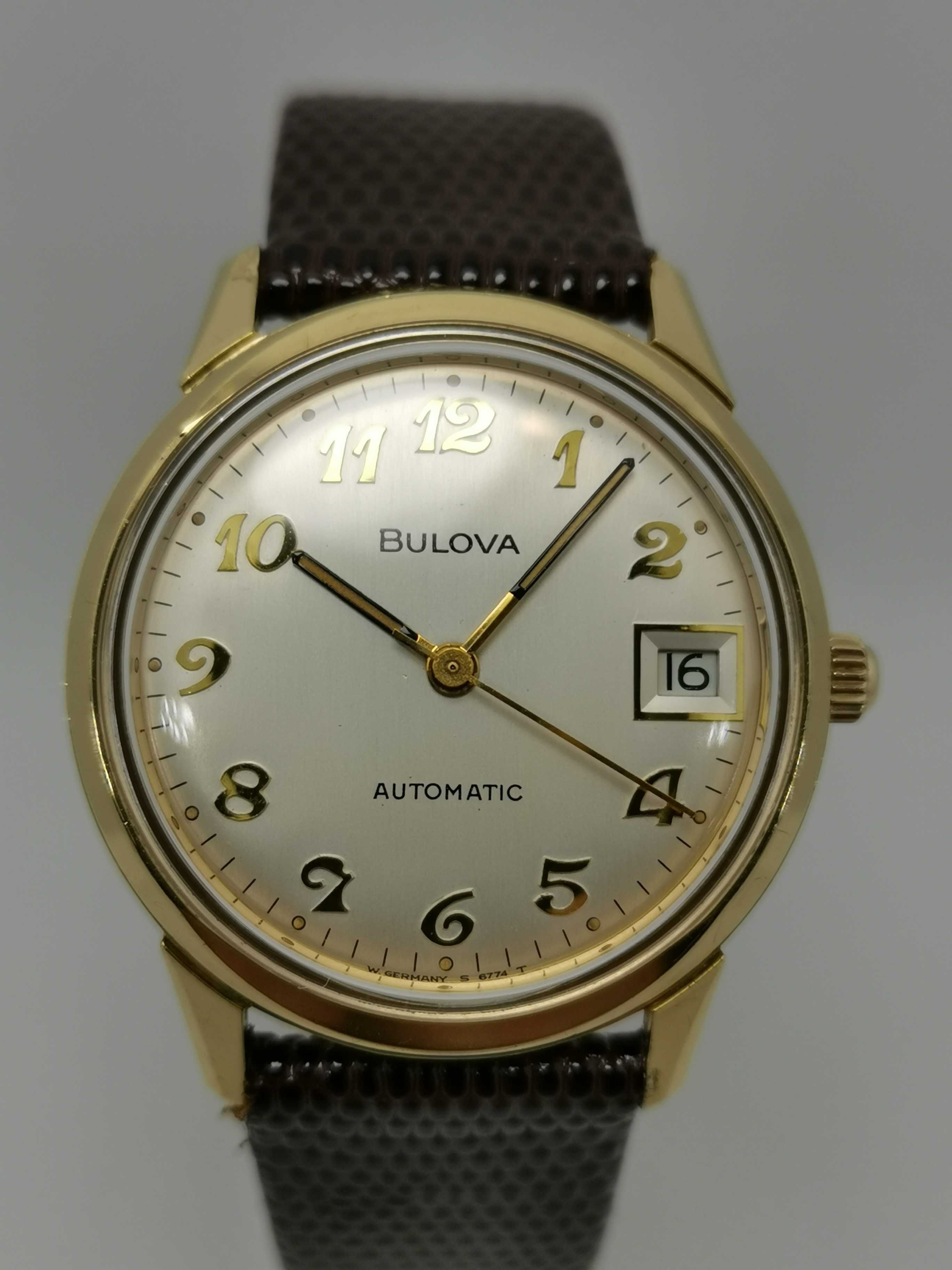 Bulova Automatic zegarek męski z roku 1980 Piękny Stan !