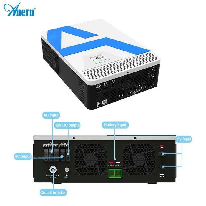 Гибридный инвертор 3,2 кВт + аккумулятор LiFePO4 25,6V 100Ah (2500W/h)