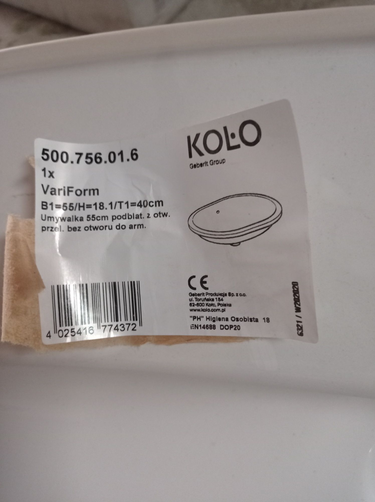 Umywalka Koło VariForm