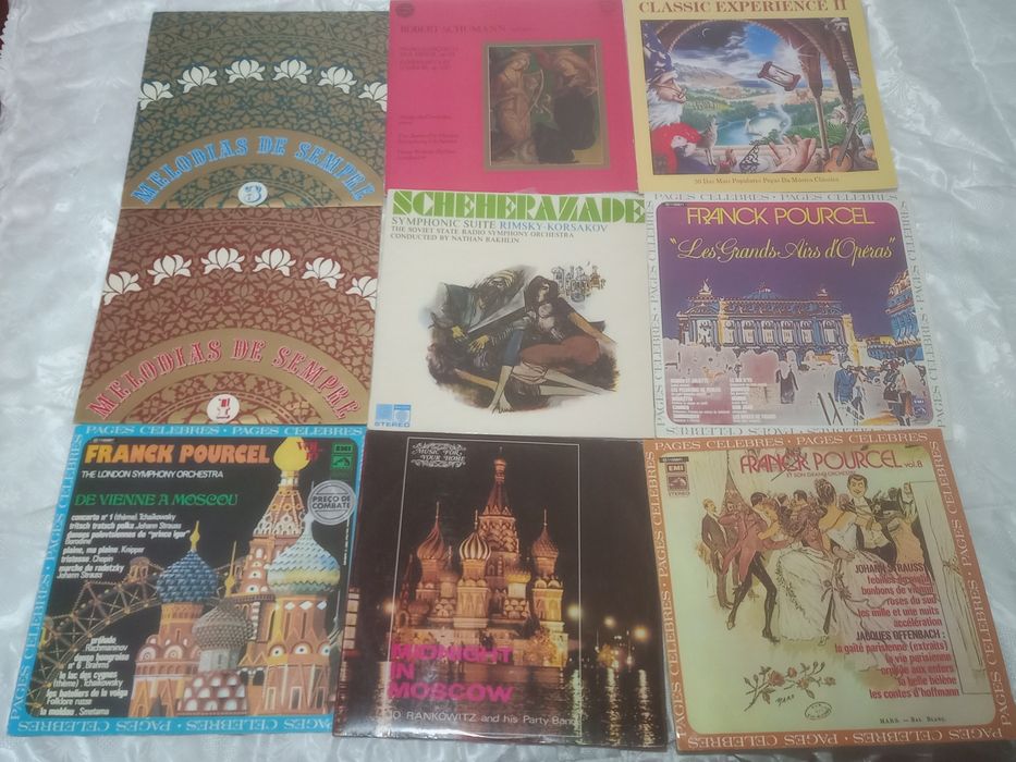 Conjunto discos vários