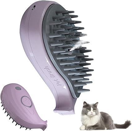 Escova de vapor para animais de estimação (rosa)
