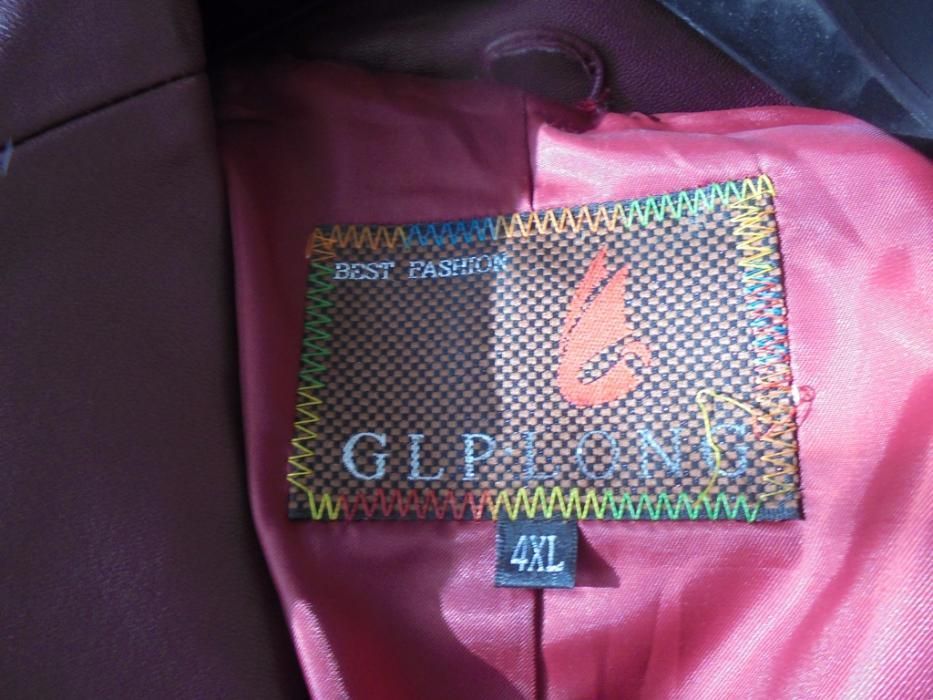 Новая куртка пиджак кожа, бардо