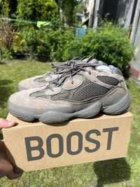 Adidas Yeezy 500 Clay Brown sneakersy niskie brązowe kanye 47 1/3