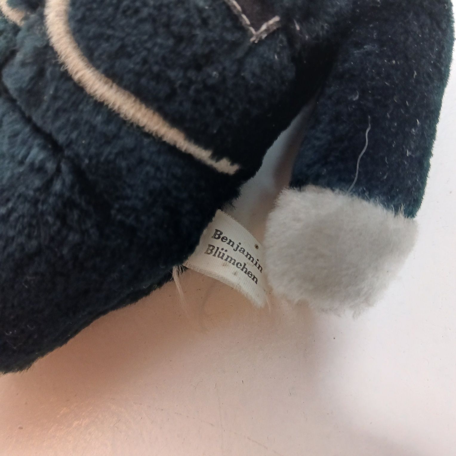 Vintage Benjamin Blümchen słoń pluszowa figurka gumowa twarz mattel