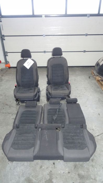 Fotele kanapa Passat B7 kombi alcantara