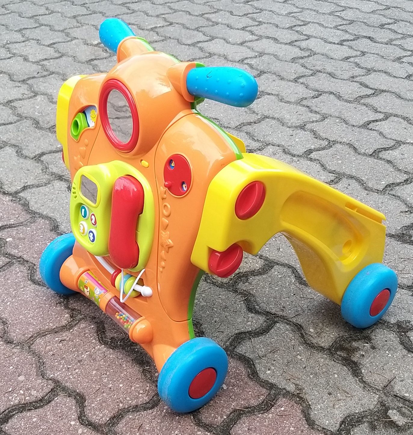 Smiki, Baby Walker, chodzik, pchacz interaktywny, 2w1