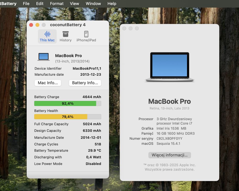 Super laptop Apple MacBook Pro 13” i7 3.0Ghz 16GB ram 256GB OS Sequoia