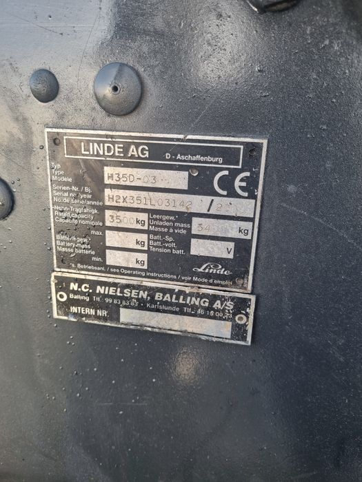 Linde H35D Diesel (H30,H25,H40) wózek widłowy