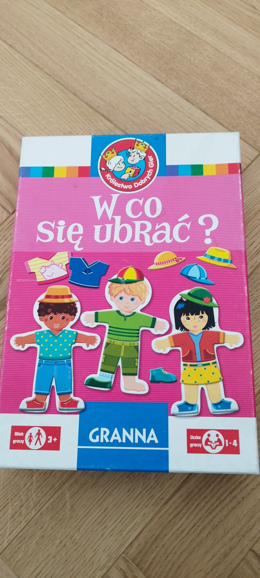 Gra rybki drewniane łowienie rybek wędka, gra "w co sie ubrać"