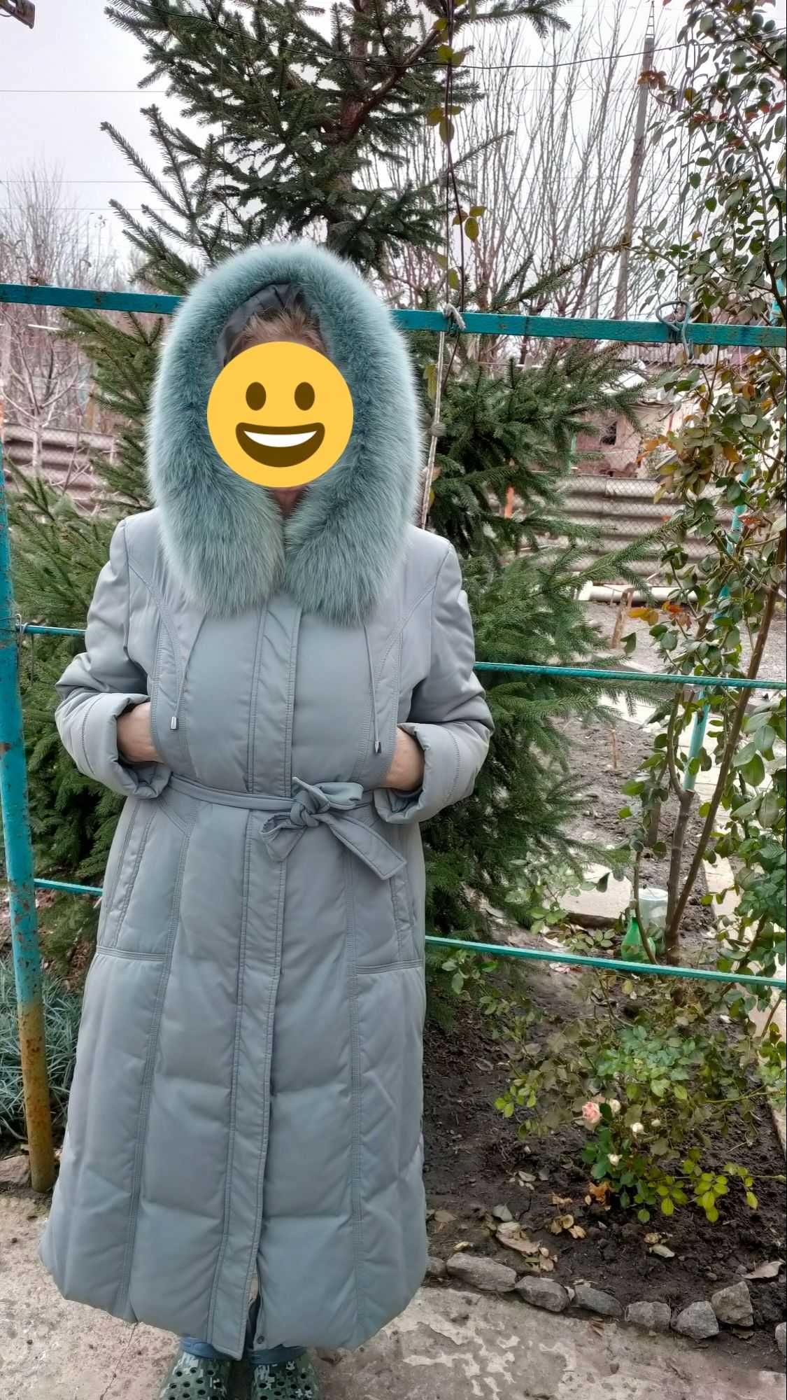 Пальто пуховик 54 DESENTLY 70%пух.30%перо
