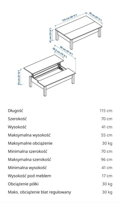 Stolik kawowy / stół