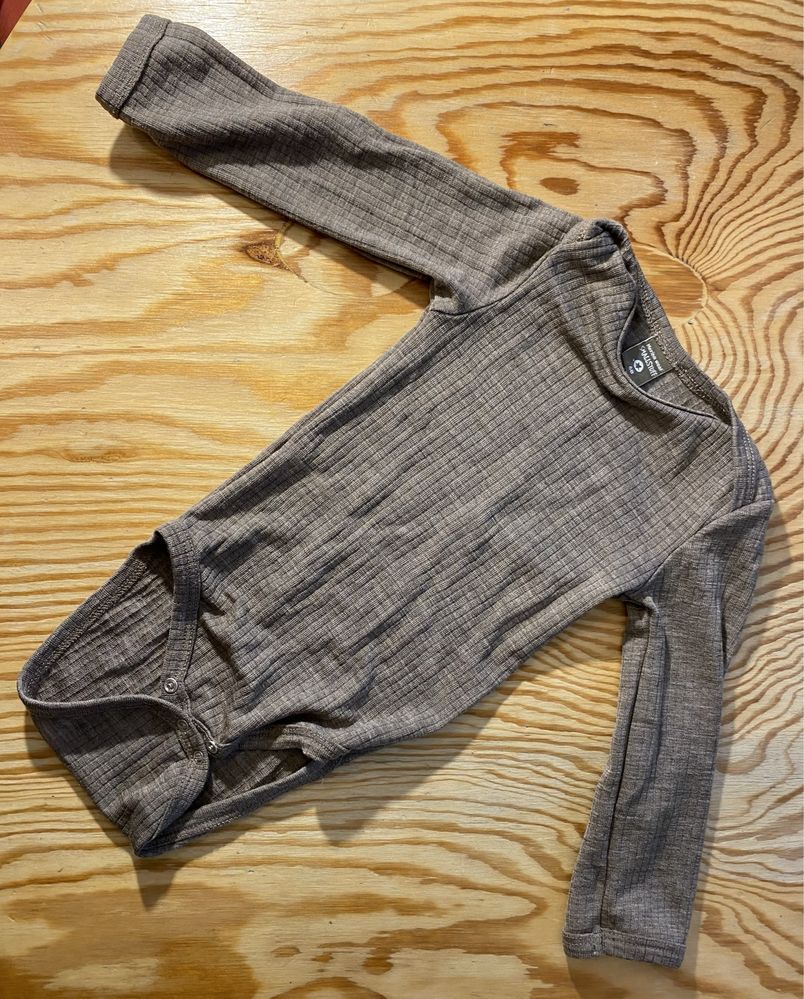 Zestaw legginsy + body 100% merino Smallstuff roz. 68