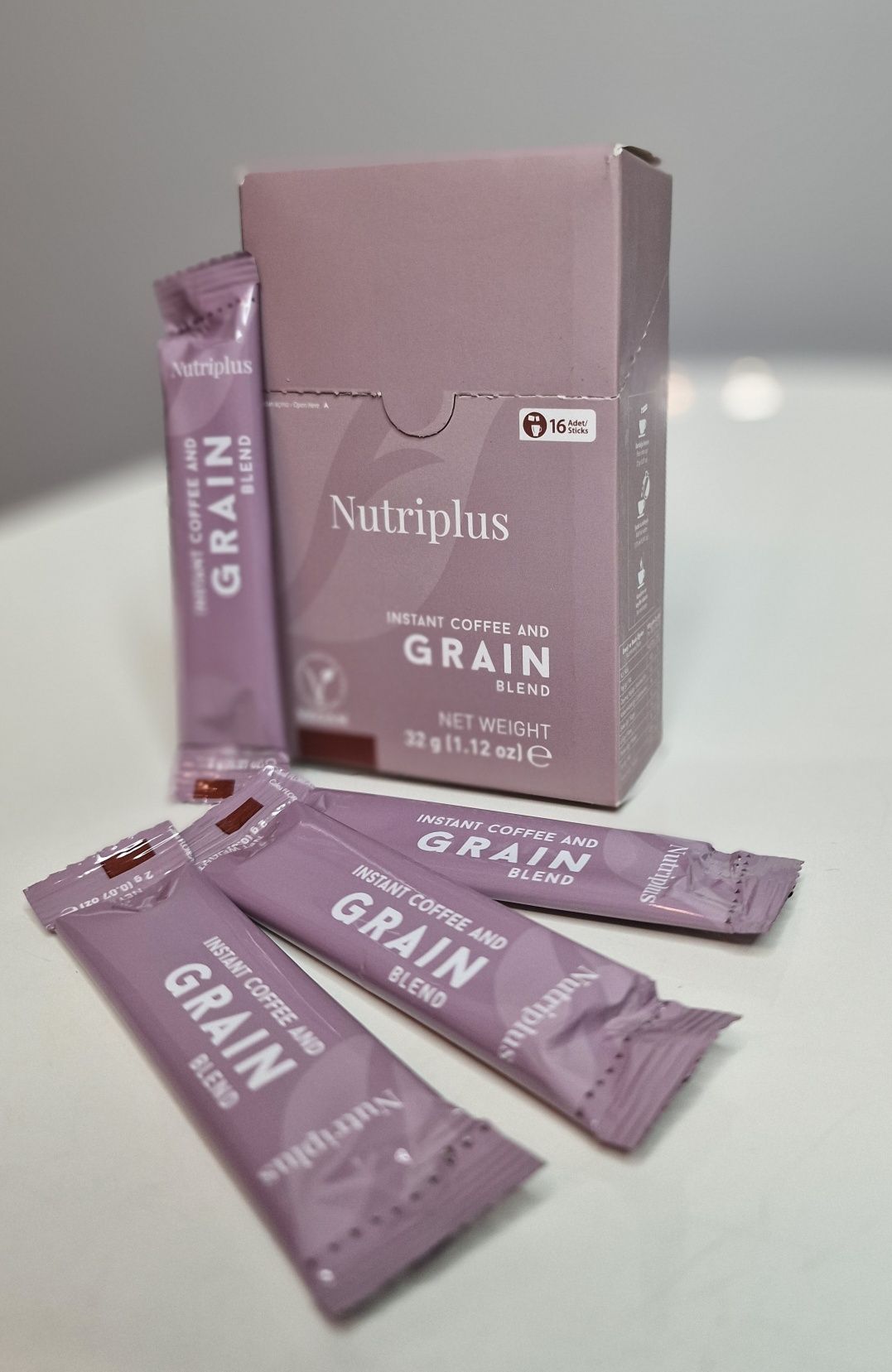 Turecka Kawa Zbożowa Instant Nutriplus NutriCoffee Wit: E+B1