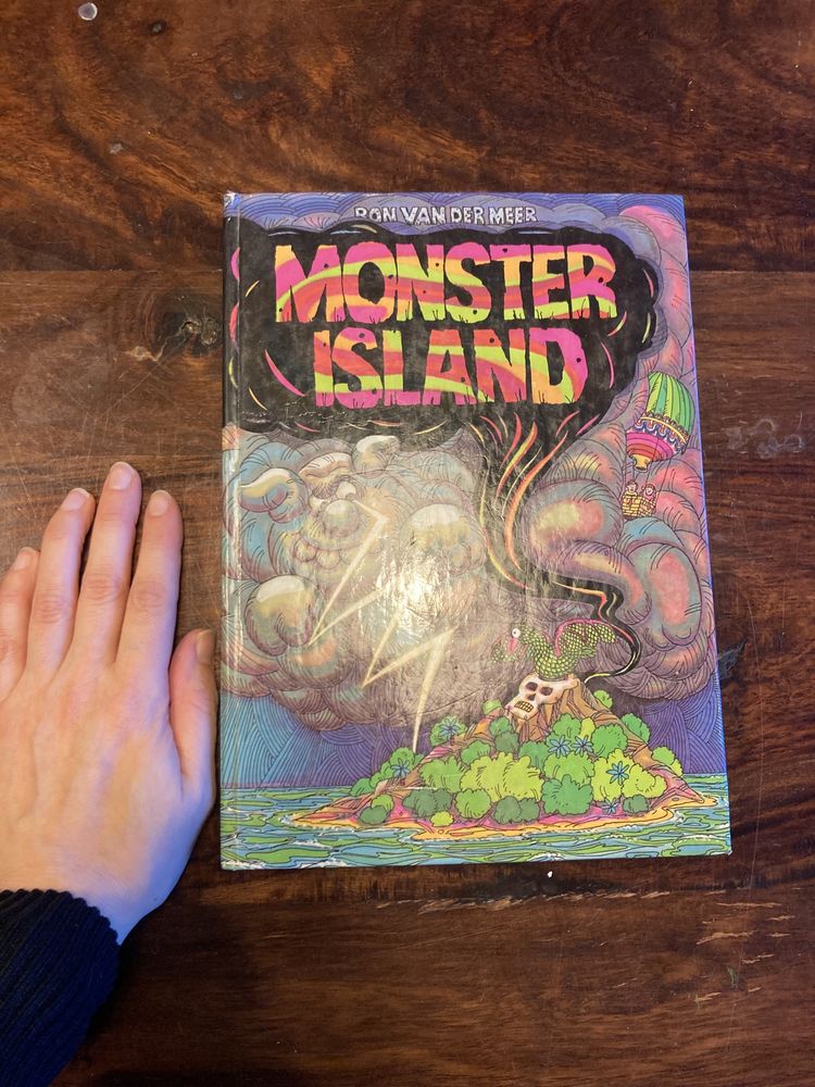 Monster Island by Ron Der Meer pop up book 1981