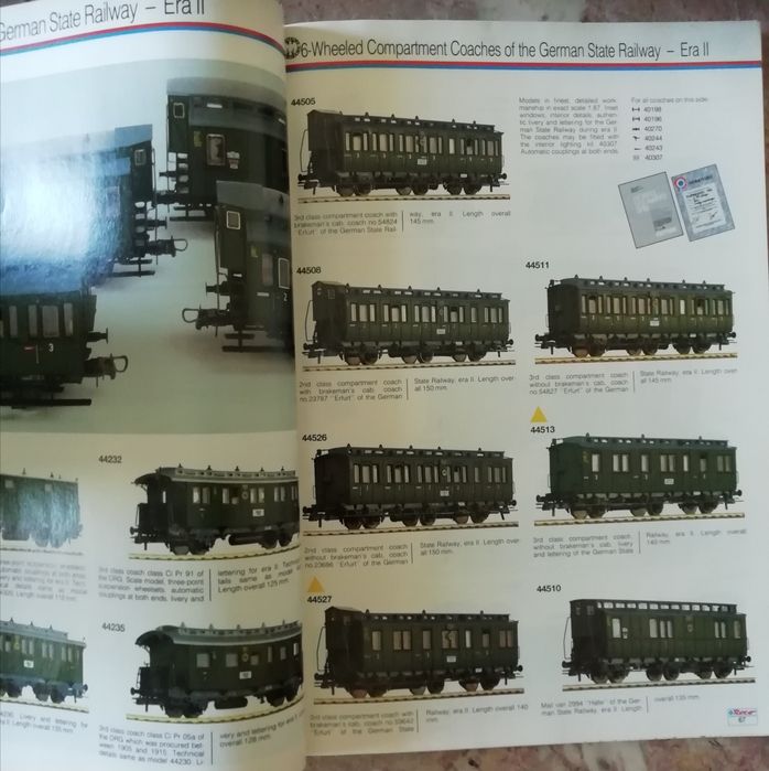 Catálogo da ROCO 1988/89