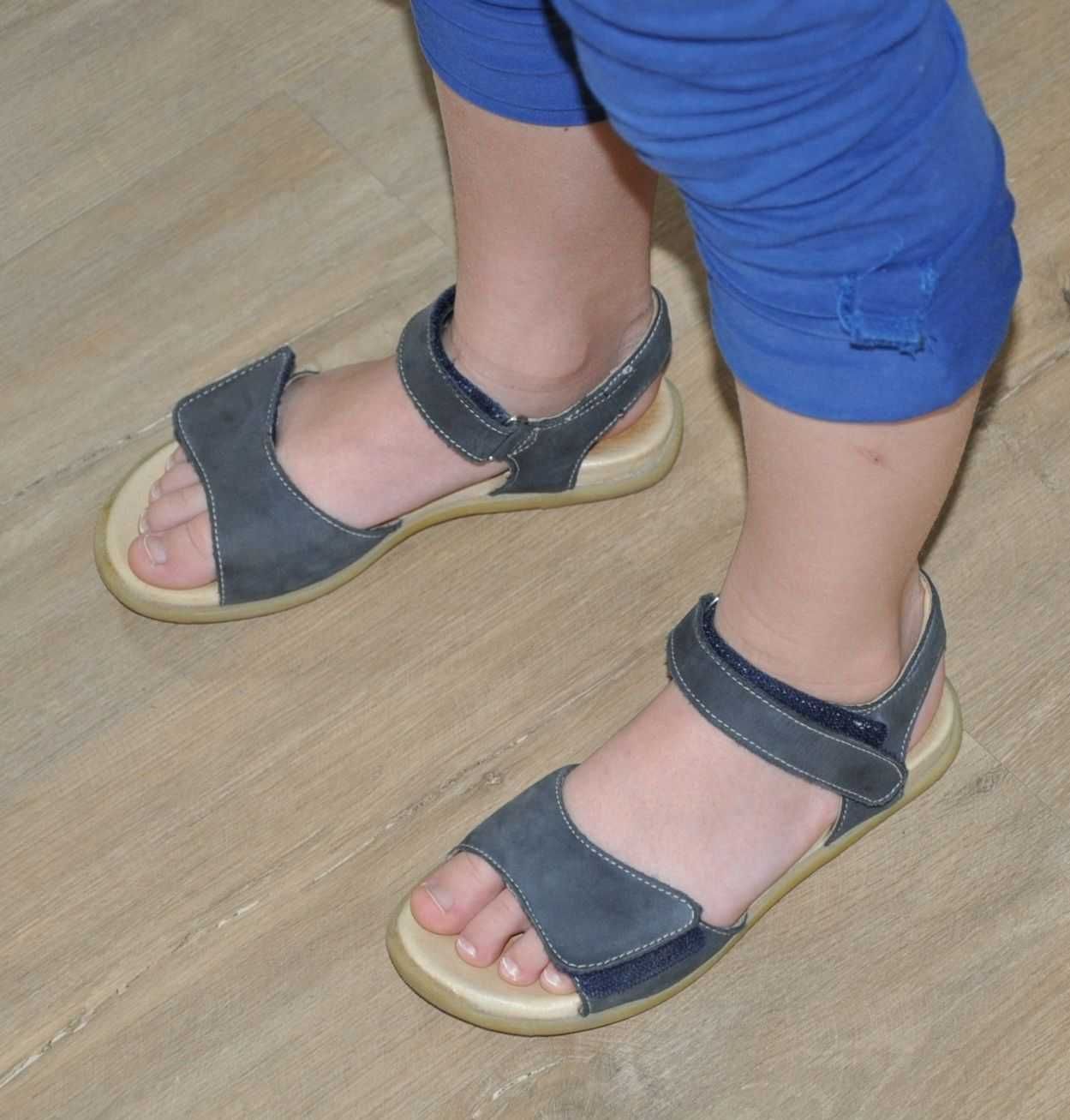 Sandały Sabalin R.32 skórzane, super sandałki na rzepy, Jak Superfit