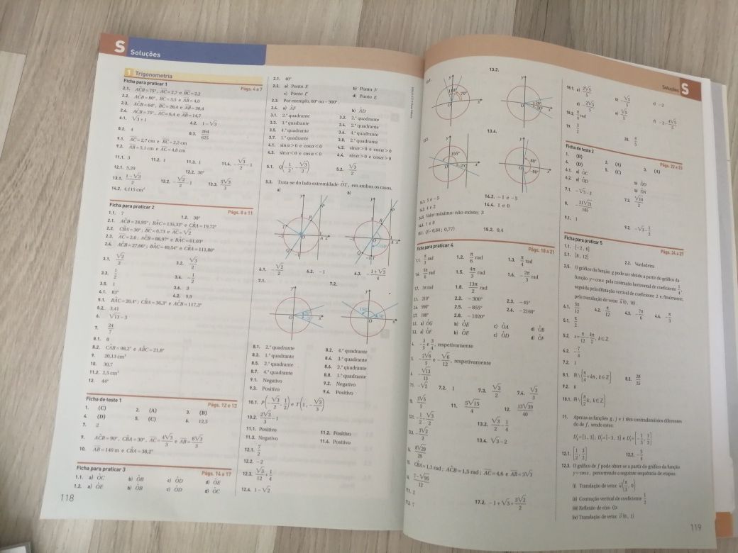 Caderno de atividades Matemática A de 11°ano