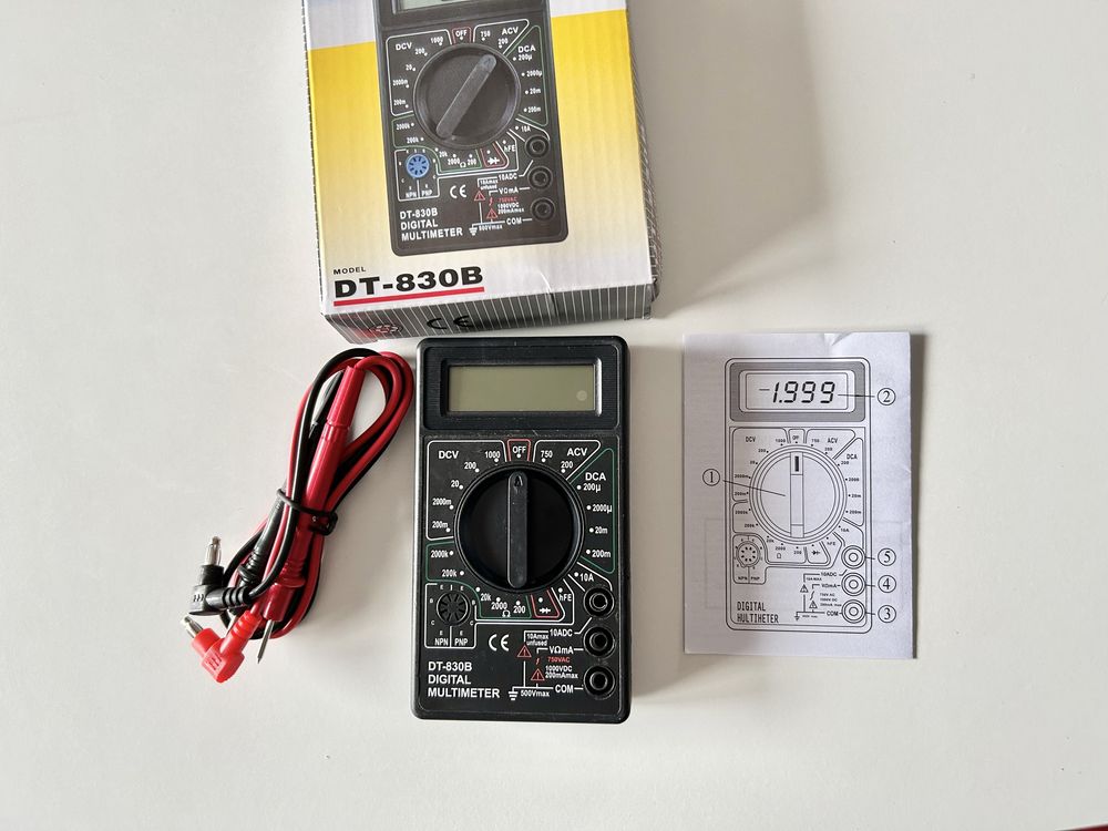 NOWY Multimeter cyfrowy miernik DT-830B