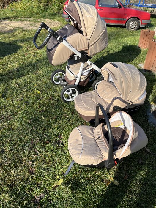 Wózek 3w1, gondola, spacerówka, fotelik