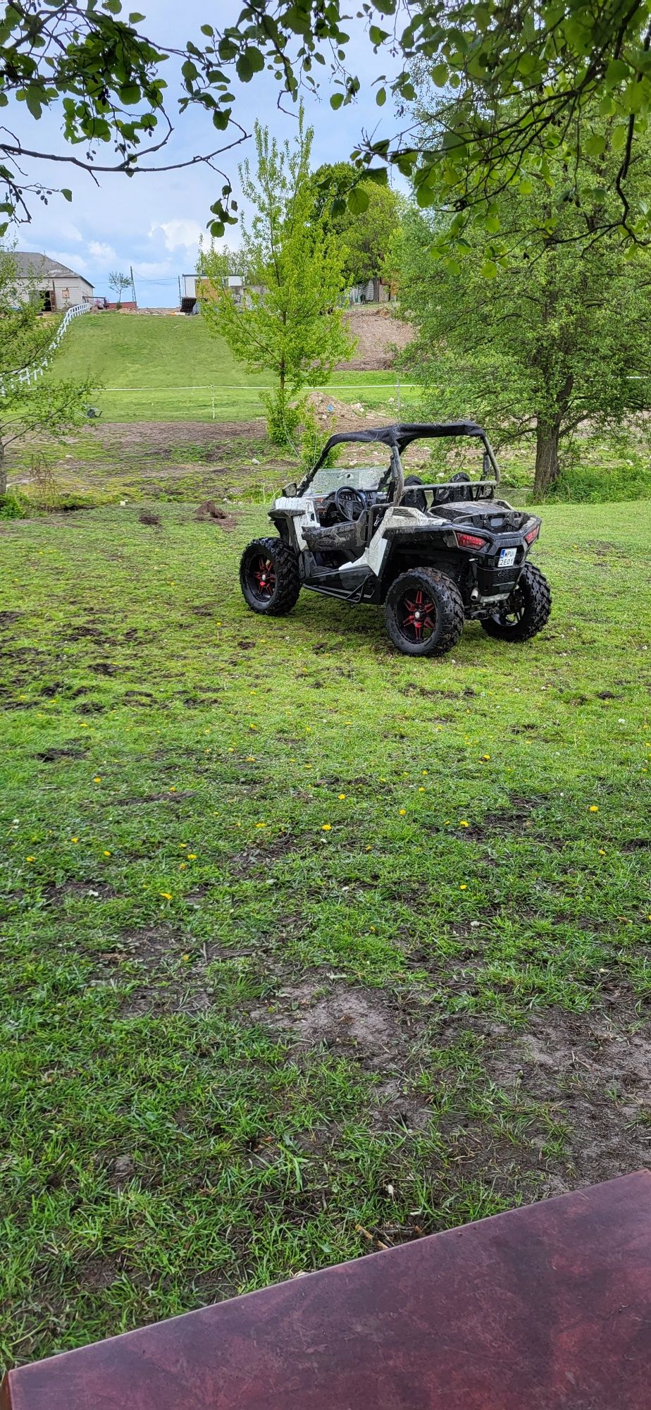 Polaris RZR 900. 2016r 75KM ledbar wciagarka