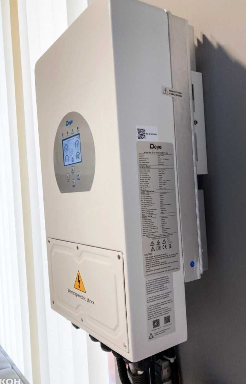 Комплект гібридний Deye SUN-5K 5 кВт EU+ LiFepo4 Lithtech TE4000 5кВт