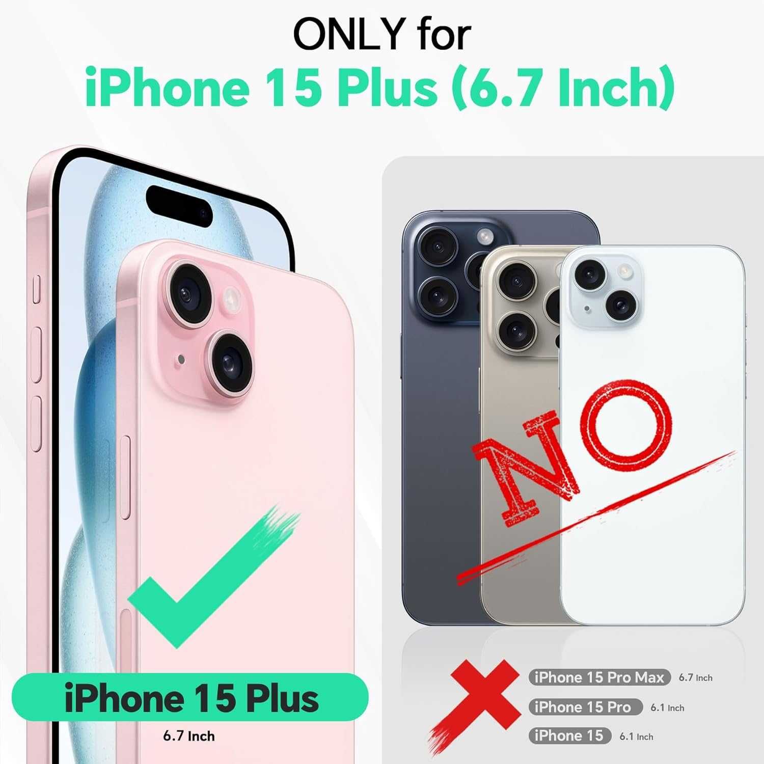 TUCCH iPhone 15 Plus etui skórzane magnetyczne bordowe Portfel  2w1