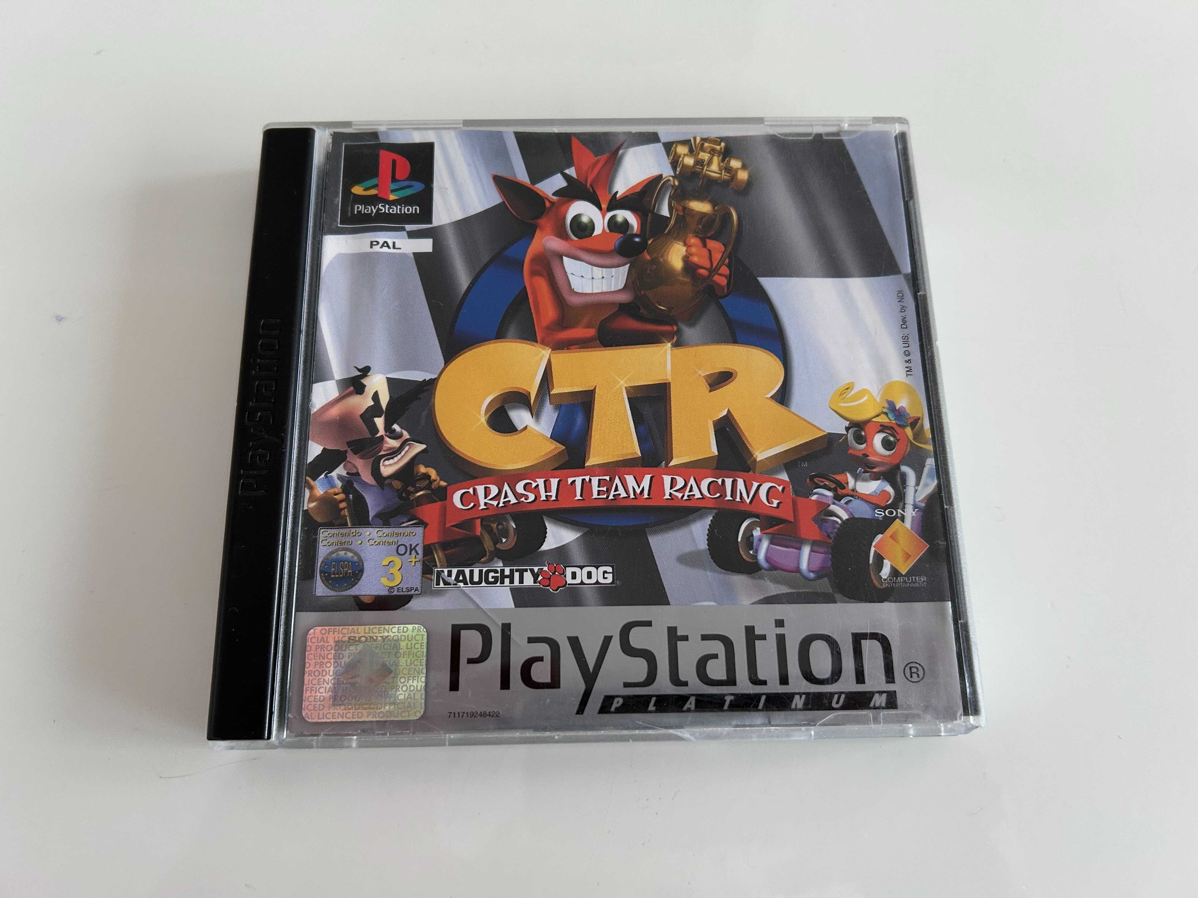 Gra CTR Crash Team Racing PS1 PSX uszkodzona