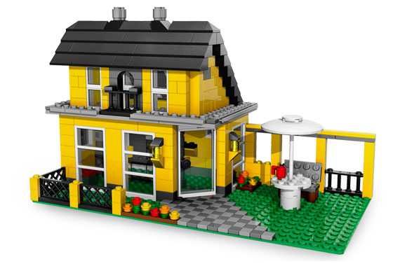 LEGO Creator 3w1 4996 Domek Plażowy Piętrowy Żółty