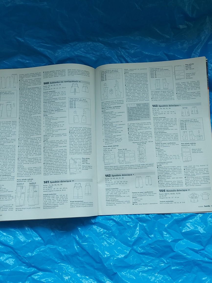 Czasopismo stare BURDA rok 2005