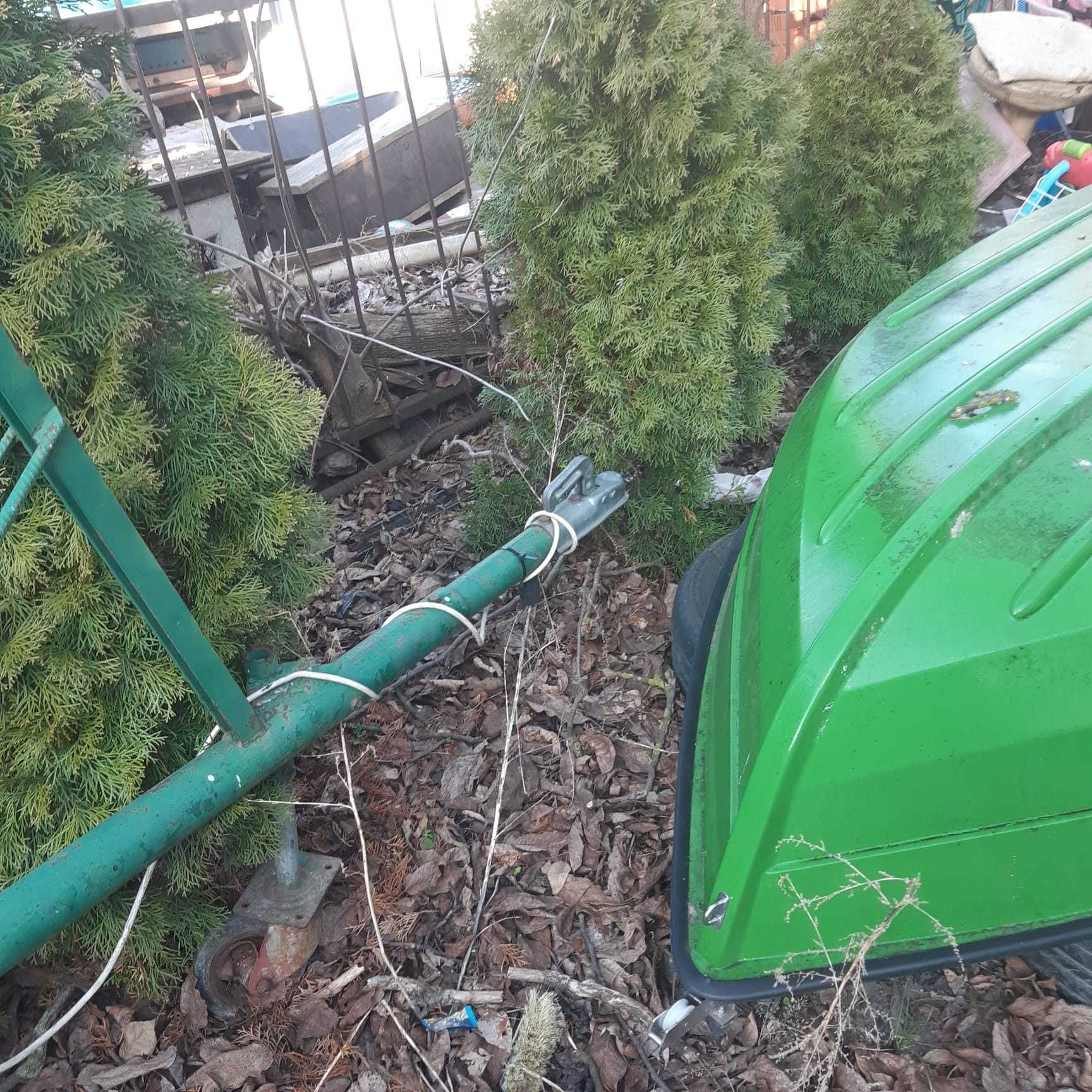 Zielona Przyczepa Podłodziowa SAM