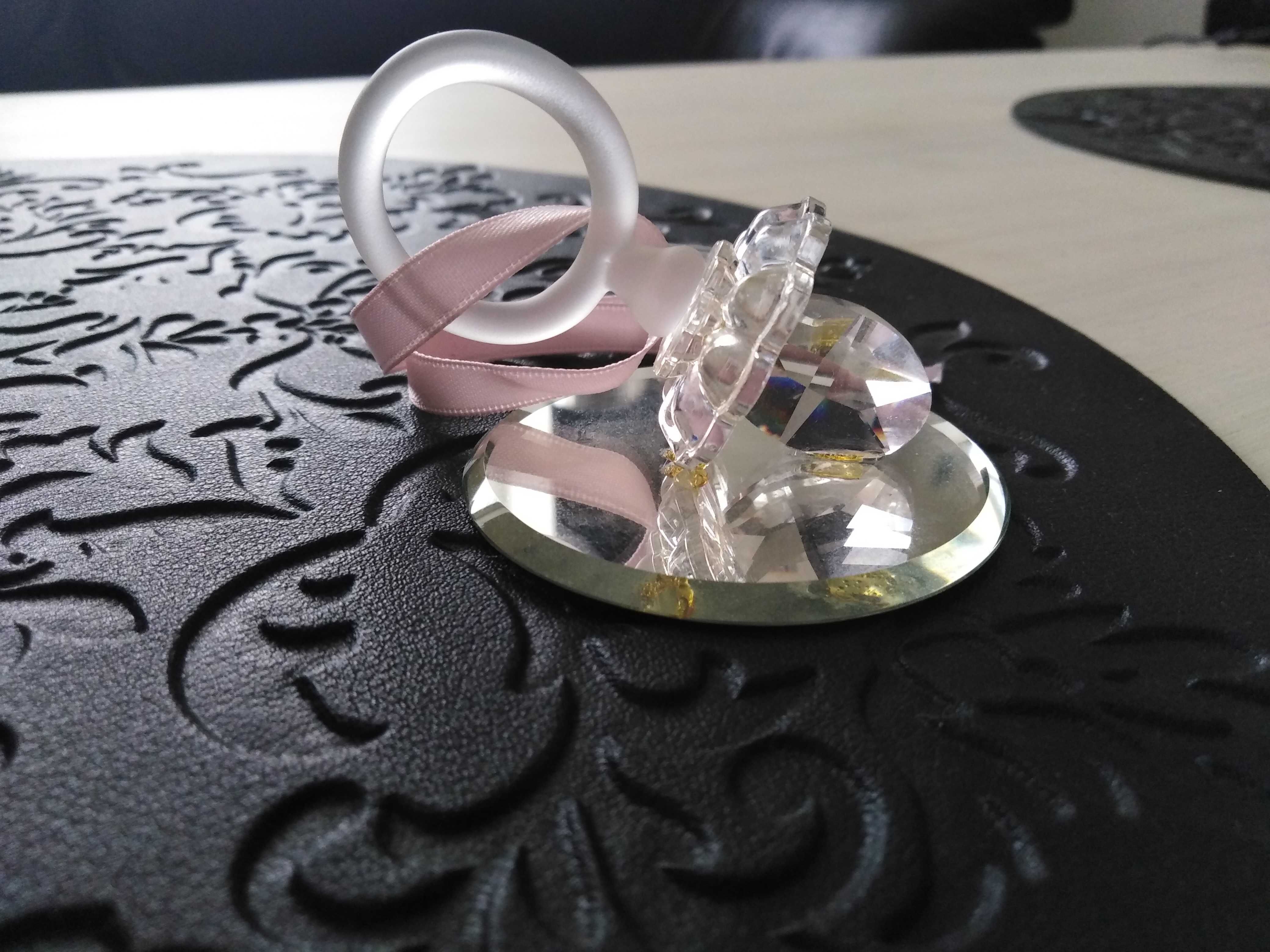 Hardian Crystal kryształowy smoczek- prezent chrzciny