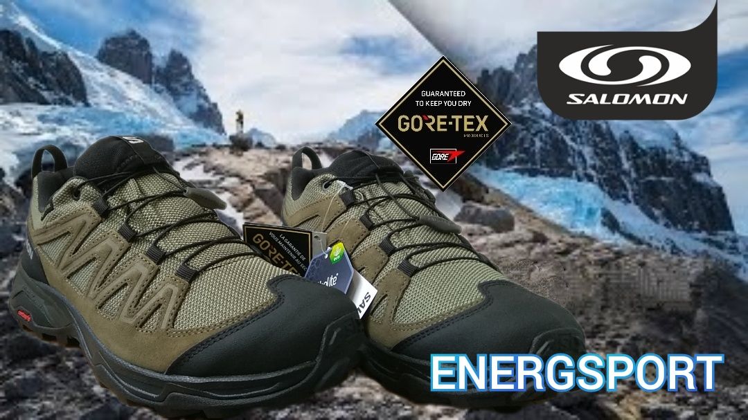 Кросівки swift Salomon X Ward Leather GTX хакі 41 ⅓  тактичне