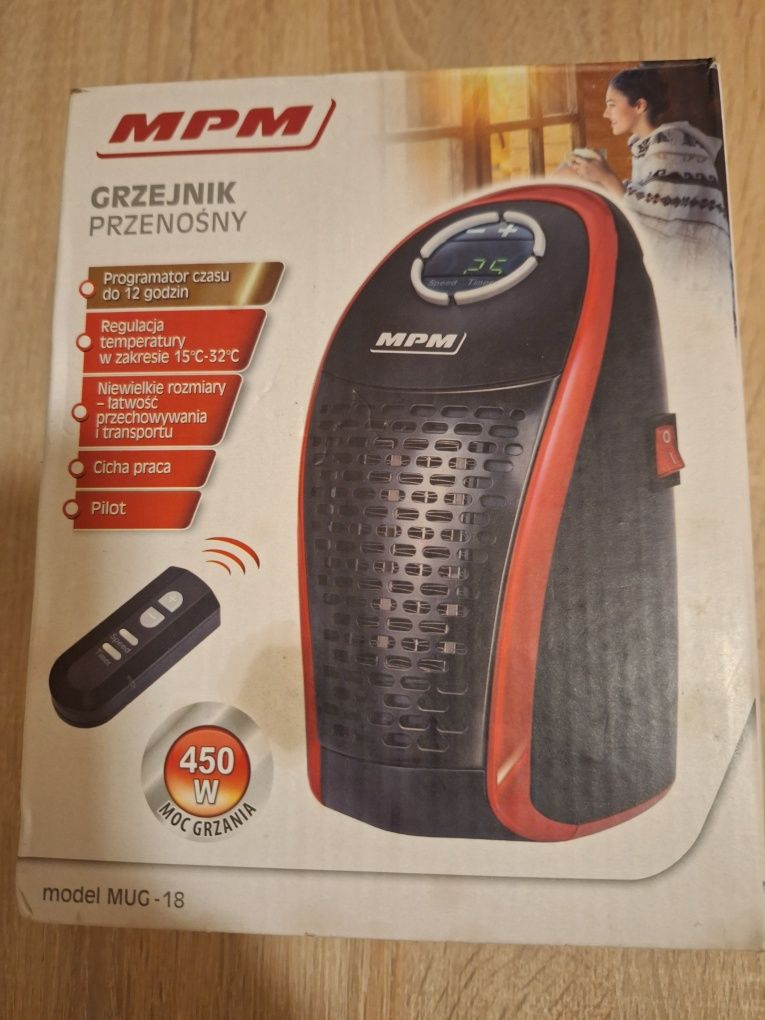 Termowentylator grzejnik przenośny farelka elektrycza mpm