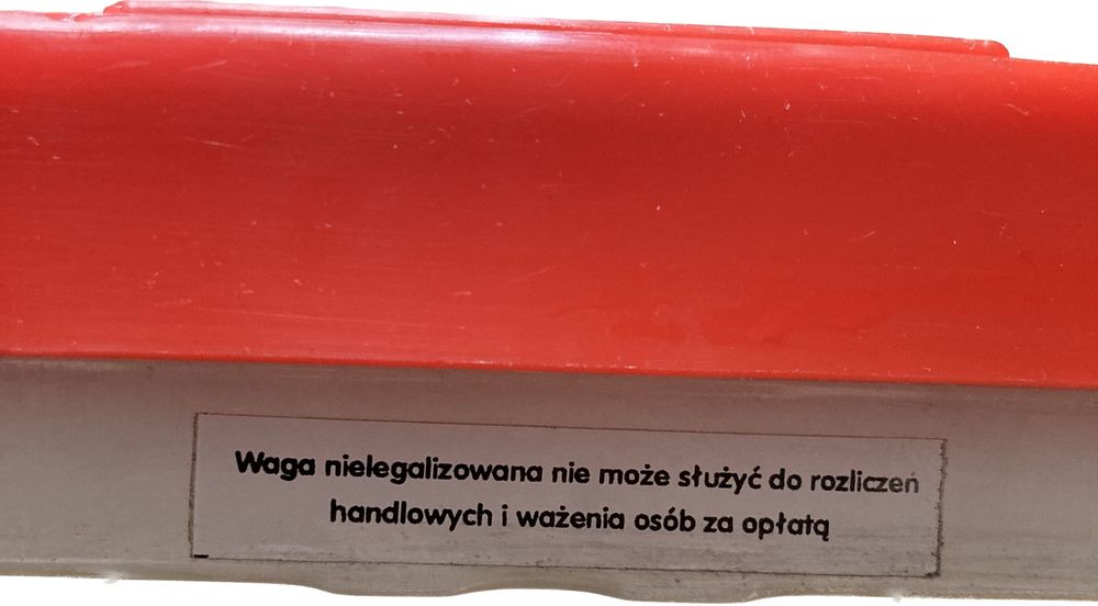 Waga osobowa łazienkowa PRL