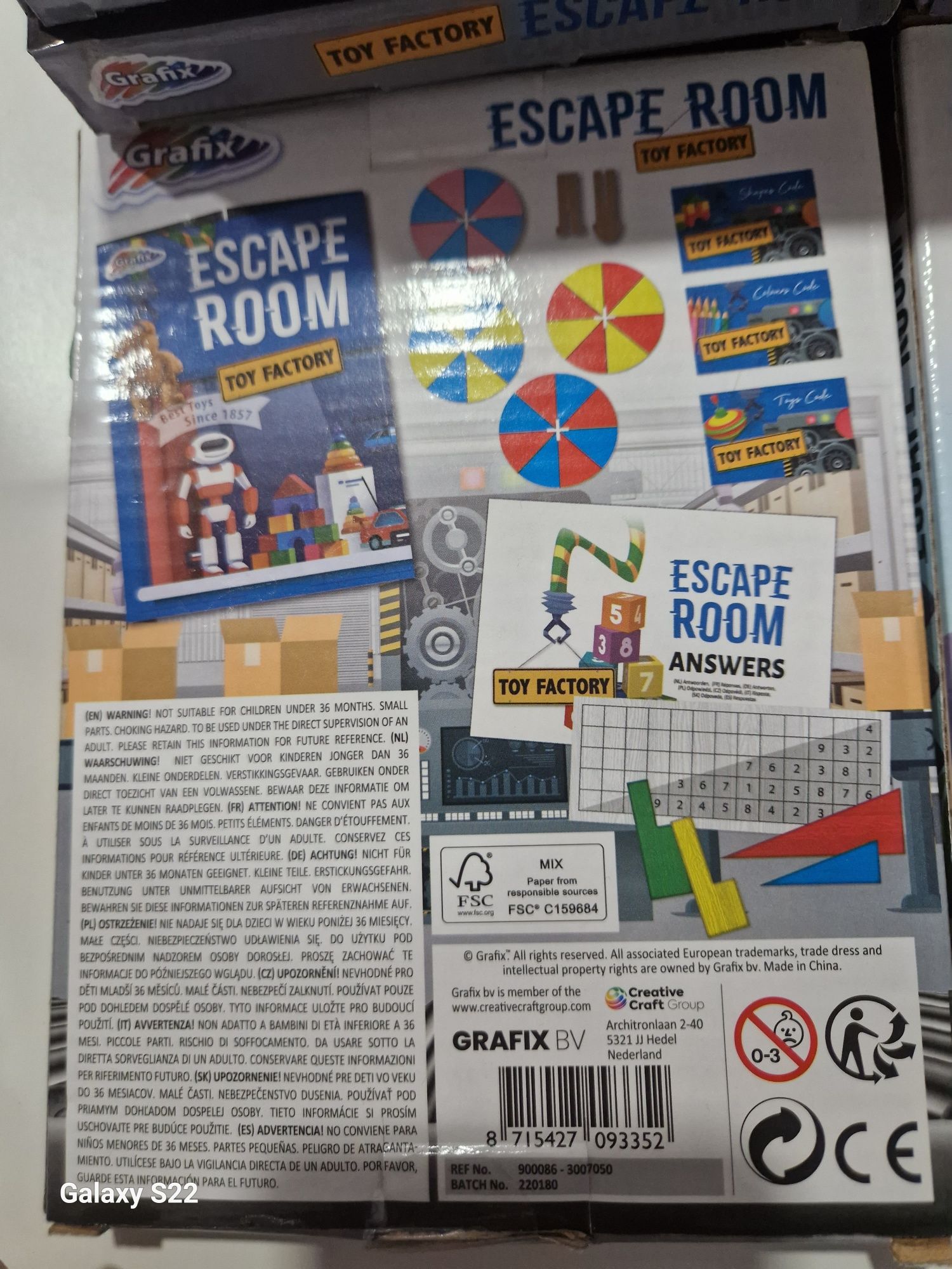 Gra Escape Room Zoo, Toy factory,  Olympic games