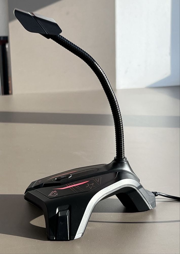 Мікрофон Vertux Streamer-2 LED, USB Black (streamer-2.black)