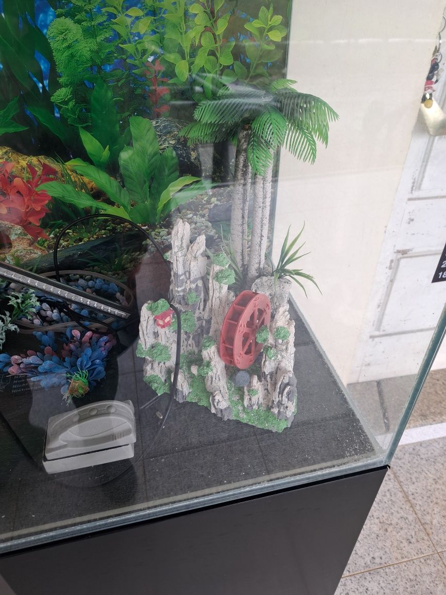 Aquario 120litros ciano