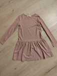 H&M sukienka złote mini korony 134/140