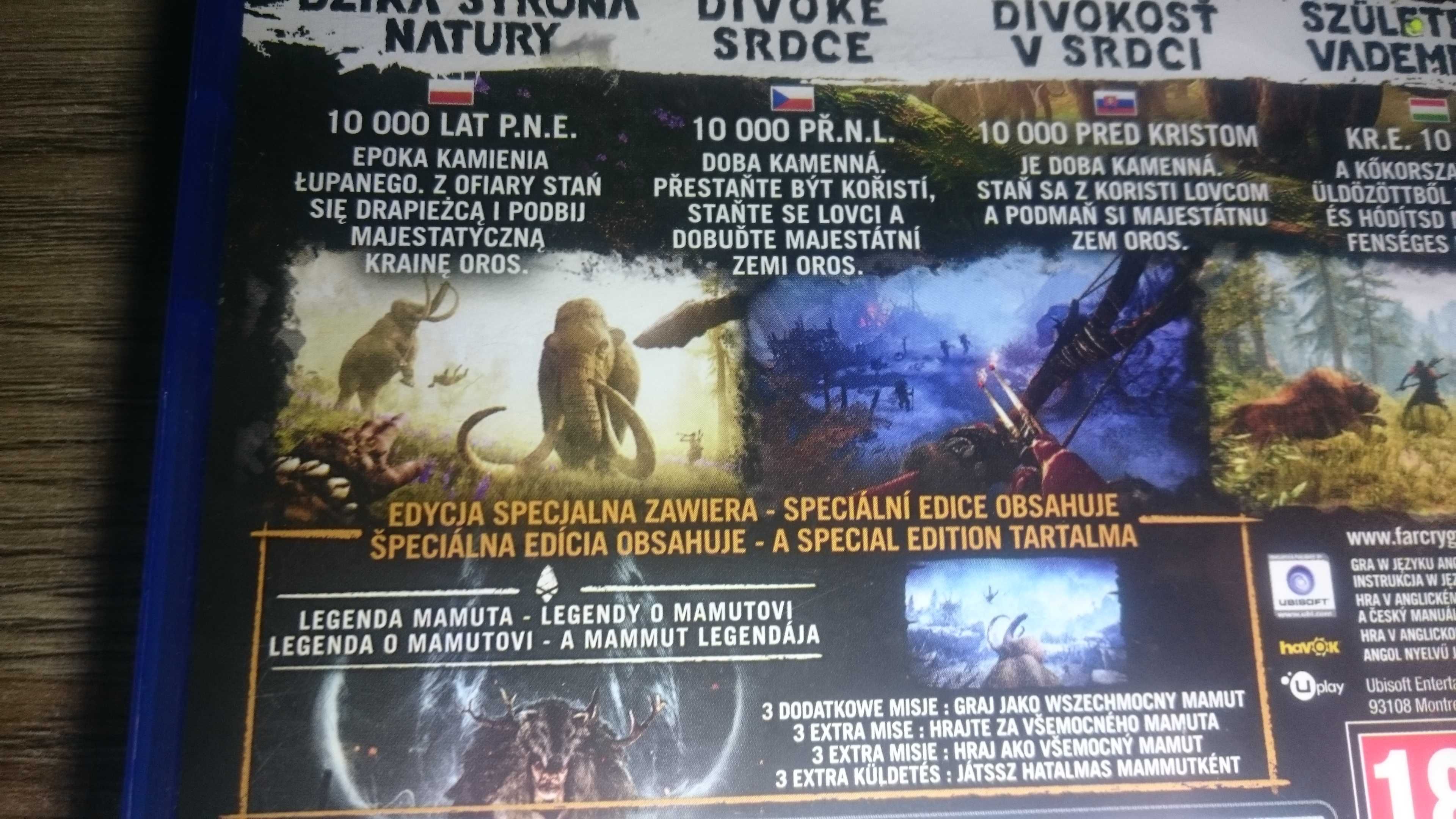 Far Cry Primal ps4 POLSKA playstation 4 god of war assassins PS4