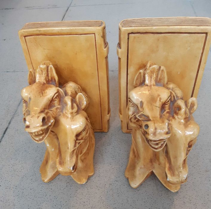 Magnificos Ampara Livros, antigos em faiança Portuguesa