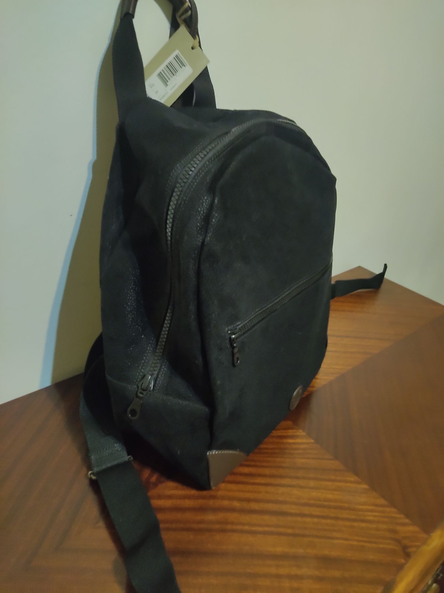 Mochila nova Timberland preta camurça nobuck laptop portatil pc