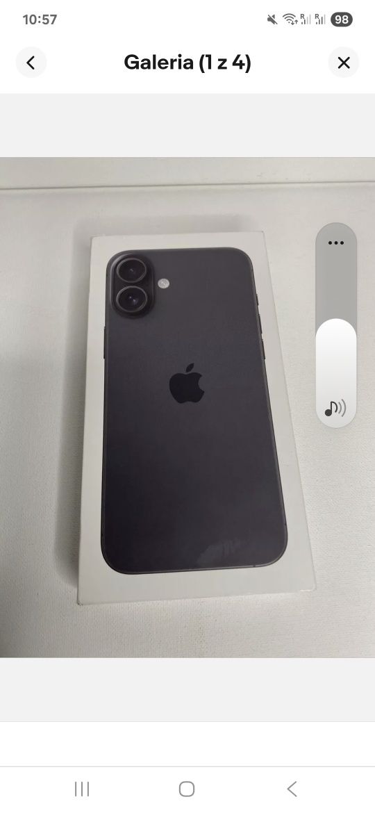 Nowy iPhone 16 czarny. Nieotwierany.polecam