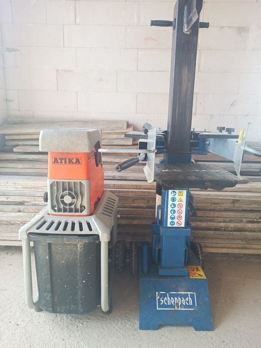 Witam sprzedam łuparke i rębak