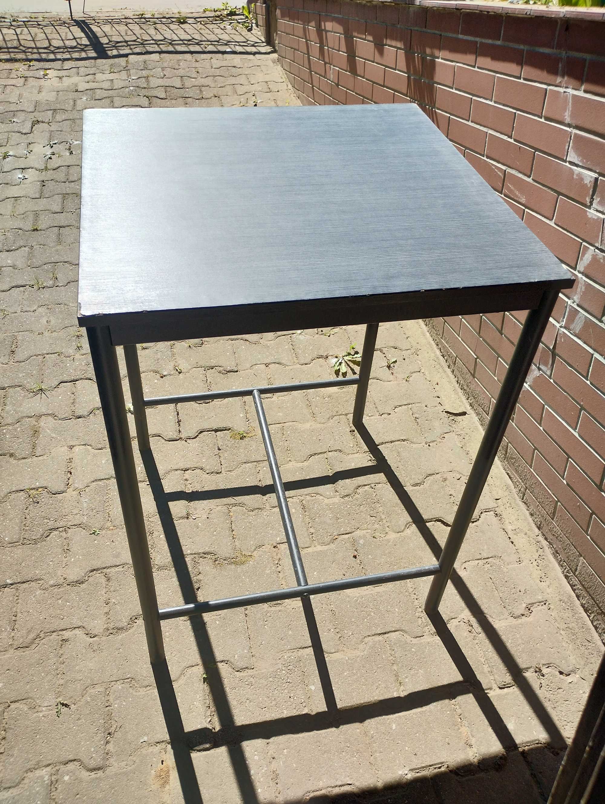 IKEA SANDSBERG Stół barowy czarny 67x67x92 cm