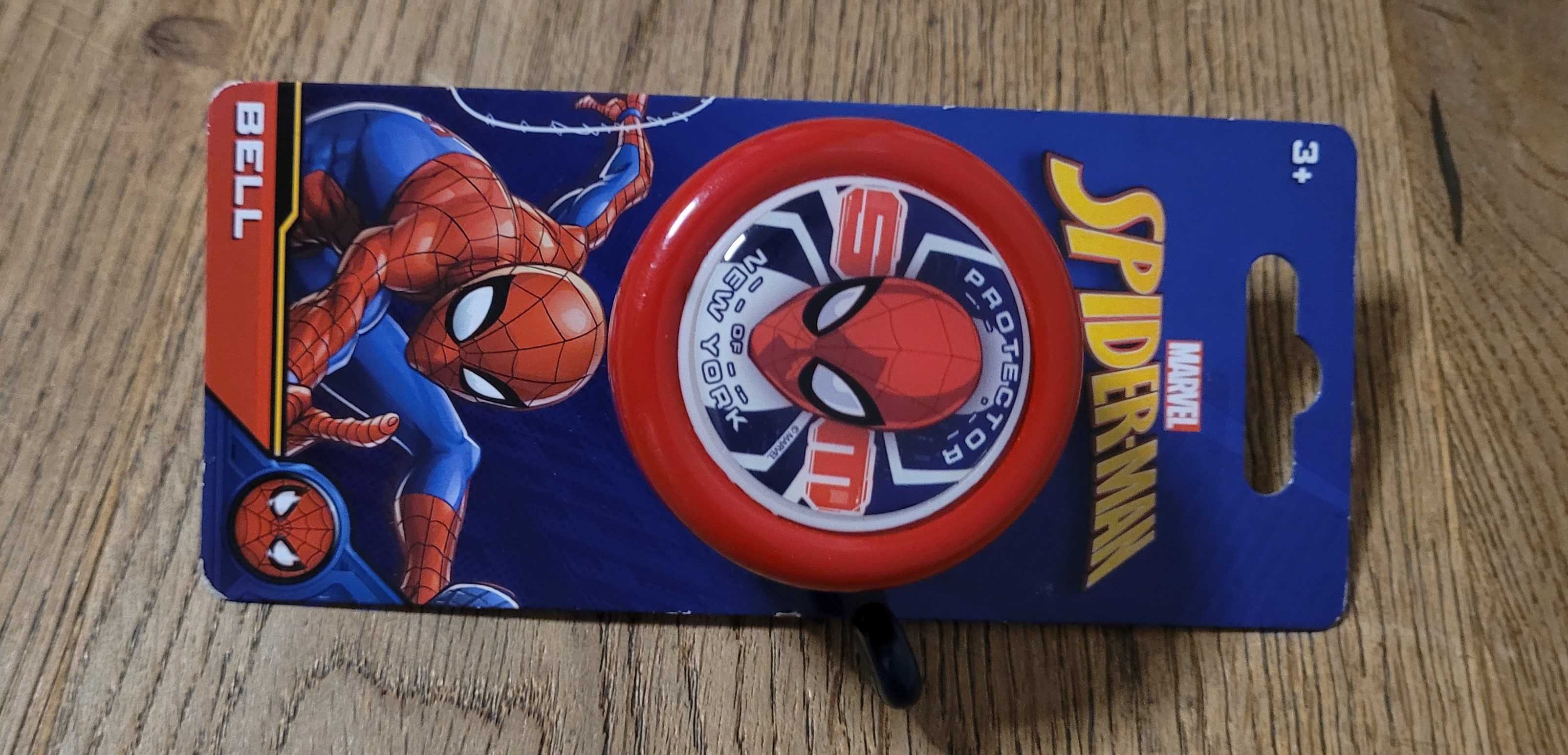 NOWY dzwonek do roweru rowerka biegówki Spiderman Marvel