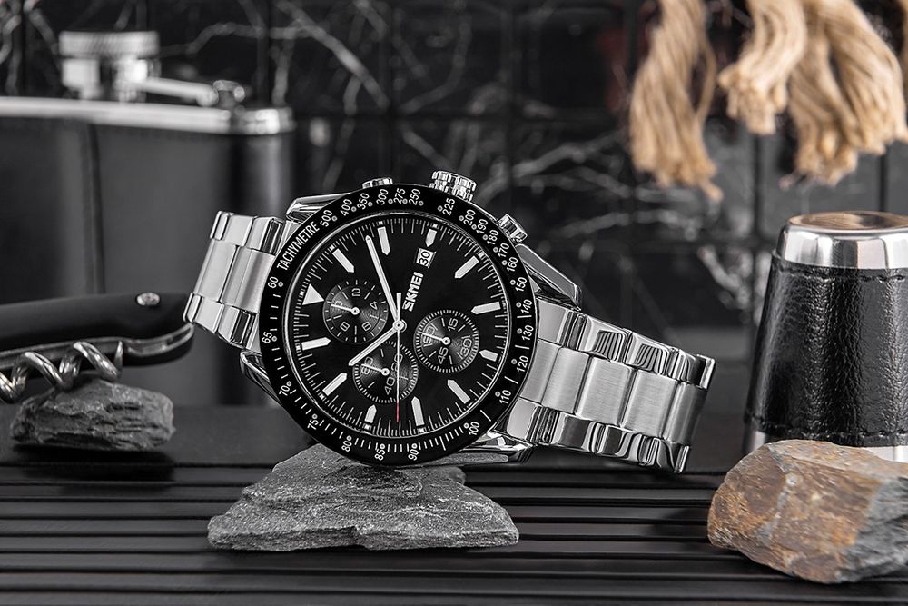 zegarek męski skmei 9253sibk + box