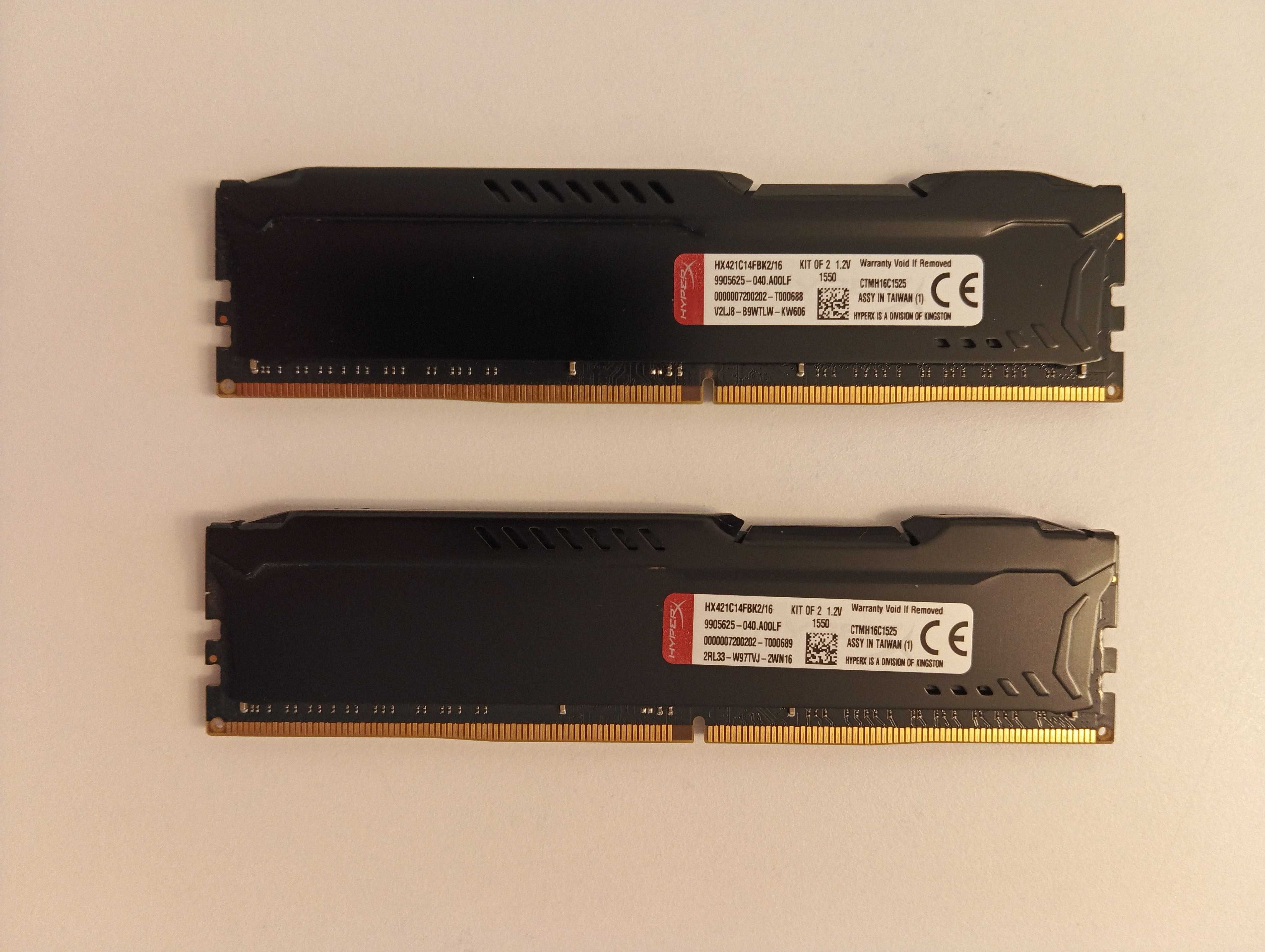 Kingston HyperX, DDR4, 16 GB (2x8), 2133MHz, CL14 (HX421C14FBK2/16)